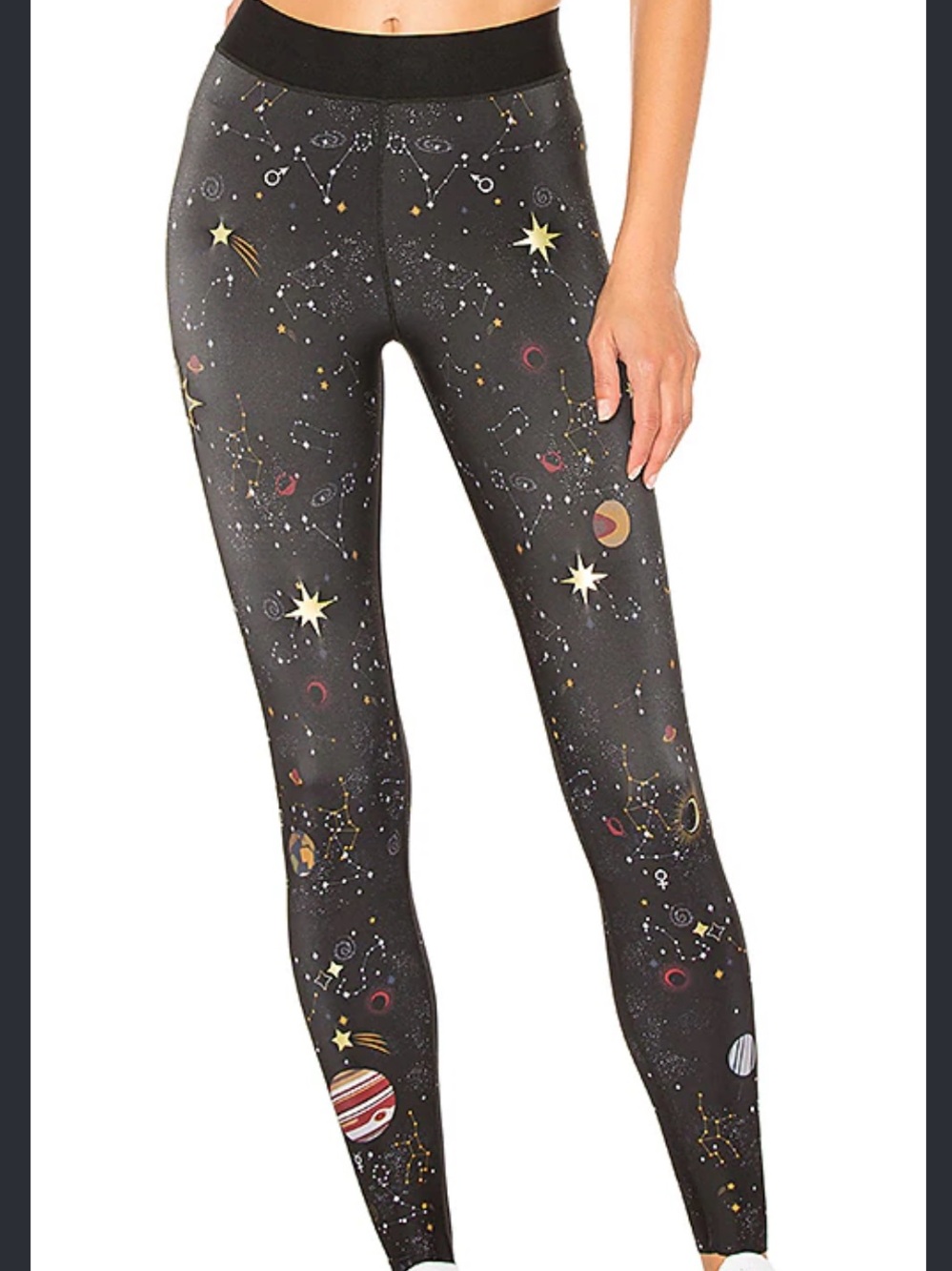 Ultracor Ultra Galaxy High-Rise Leggings in Nero / Matte Gold - Size XS